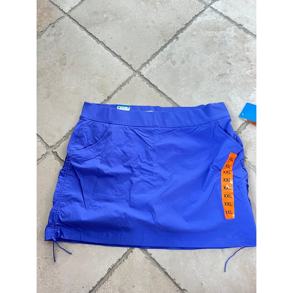 NWT Columbia Anytime Casual Skort XXL Purple Lotus UPF50 Active Fit Hiking Skirt